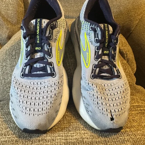 Brooks Glycerin GTS Women’s Shoes in Gray and Yellow Size 9.5 - Picture 3 of 6